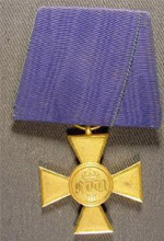 Prussian Cross Twenty-fifth year of Service